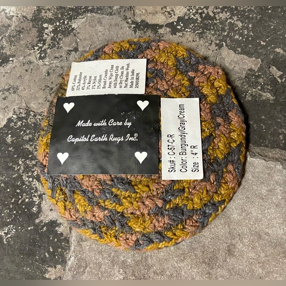 Ethically Made Rug Coasters - Picture 5 of 9